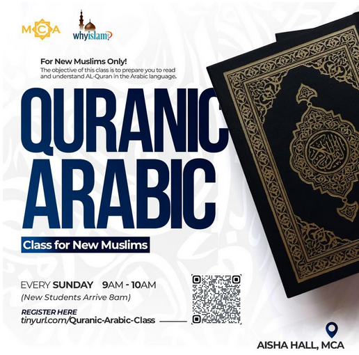 Quranic Arabic Class for New Muslims